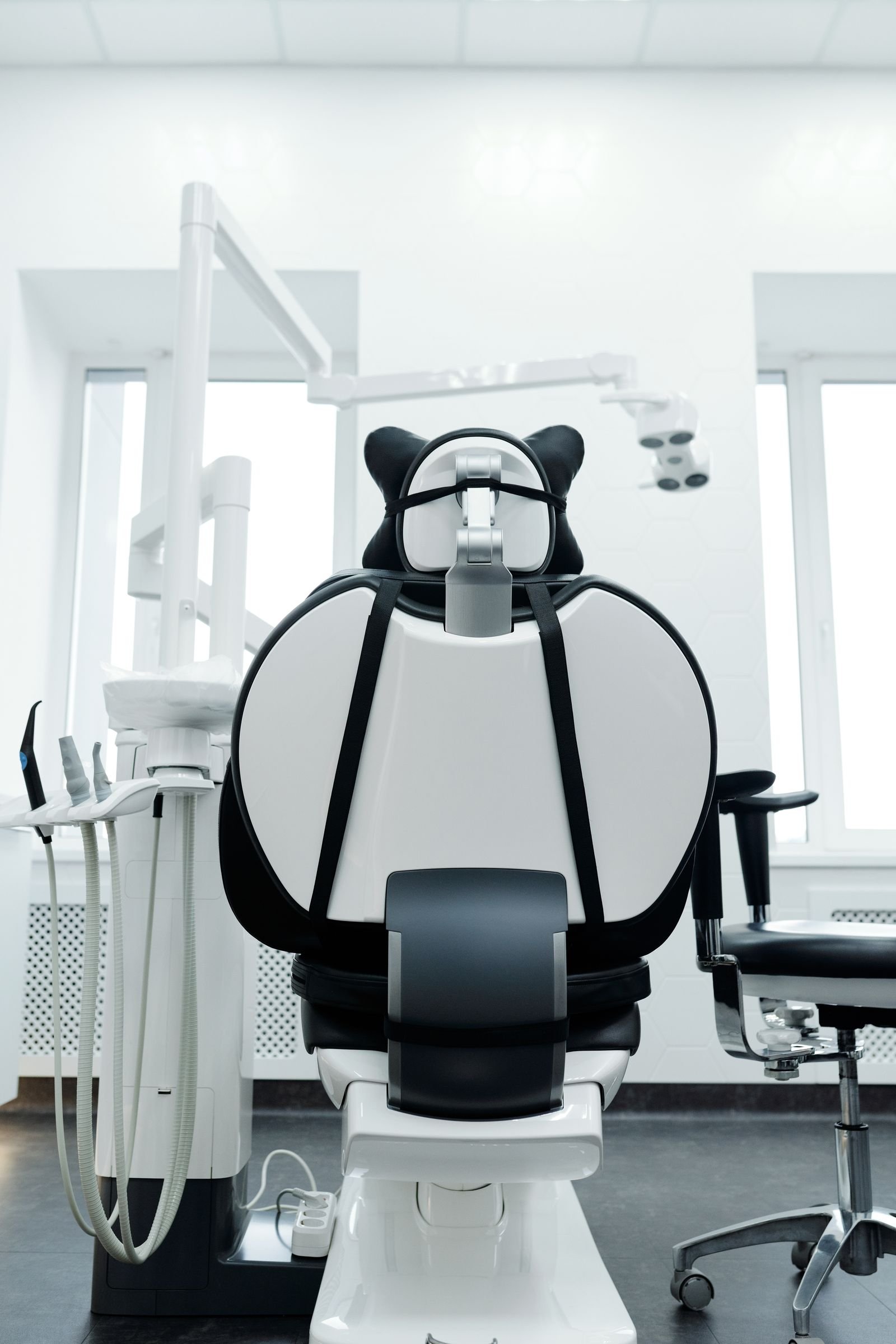 Illustrative dental chair and treatment room